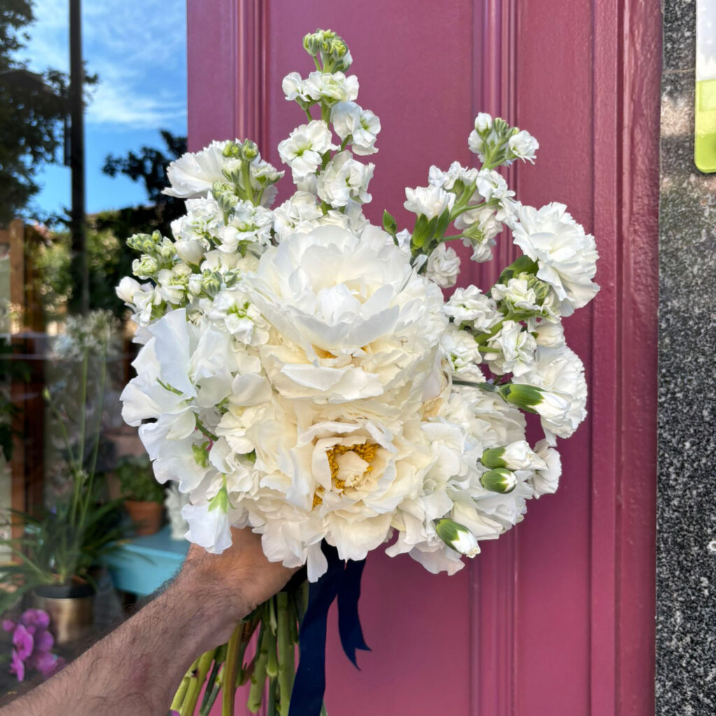 Ramo de novia de flores naturales
